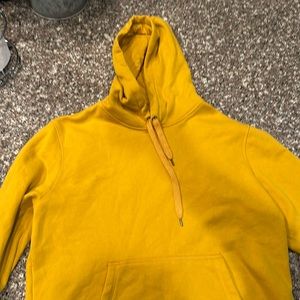 Men’s Yellow Amazon Essentials Hoodie large EUC
